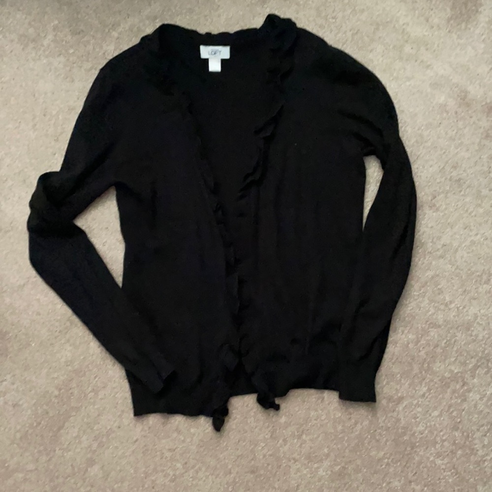 Black long sleeve sweater